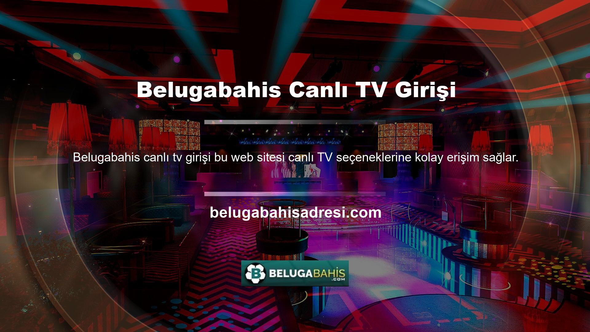Bu site ortamında Belugabahis Canlı TV bahis programına katıldığınızda programın sağ üst köşesinde Canlı TV logosunu göreceksiniz